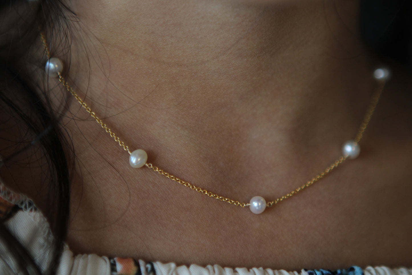 Pearl Chain Choker